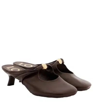Loewe Pebble 45 leather mules | Thumbnail 1 Loewe Pebble 45 leather mules | Thumbnail 1