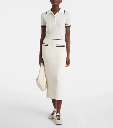 Simkhai Paige bouclé midi skirt | Thumbnail 2 Simkhai Paige bouclé midi skirt | Thumbnail 2