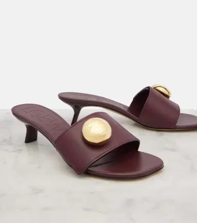 Loewe Anagram leather mules | Thumbnail 2 Loewe Anagram leather mules | Thumbnail 2