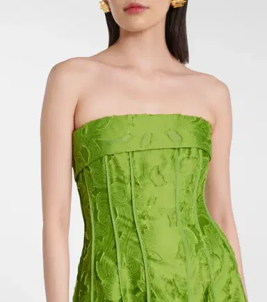 Simkhai Imogen jacquard bustier dress | Thumbnail 4 Simkhai Imogen jacquard bustier dress | Thumbnail 4