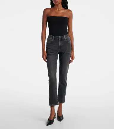 AG Jeans Cropped mid-rise slim jeans | Thumbnail 7 AG Jeans Cropped mid-rise slim jeans | Thumbnail 7