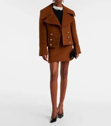 Patou Wool-blend miniskirt | Thumbnail 2 Patou Wool-blend miniskirt | Thumbnail 2