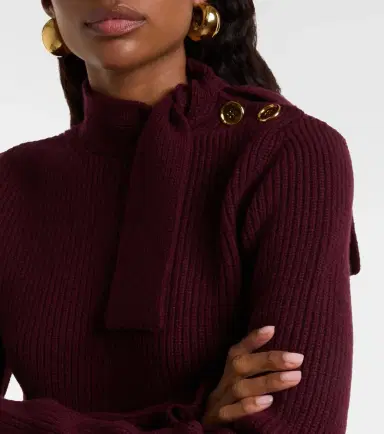 Patou Bow-detail wool and cashmere sweater | Thumbnail 5 Patou Bow-detail wool and cashmere sweater | Thumbnail 5
