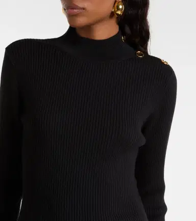 Patou Ruffled wool minidress | Thumbnail 5 Patou Ruffled wool minidress | Thumbnail 5