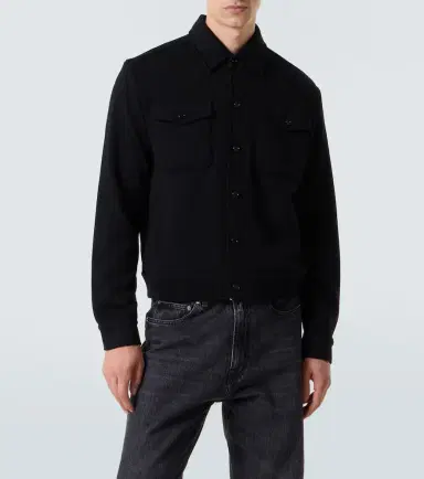 Lardini Virgin wool overshirt | Thumbnail 5 Lardini Virgin wool overshirt | Thumbnail 5