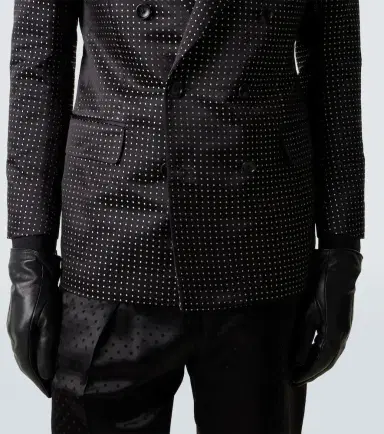 Tom Ford Polka-dot silk satin suit jacket | Thumbnail 4 Tom Ford Polka-dot silk satin suit jacket | Thumbnail 4