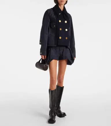 Sacai Paneled denim jacket | Thumbnail 2 Sacai Paneled denim jacket | Thumbnail 2