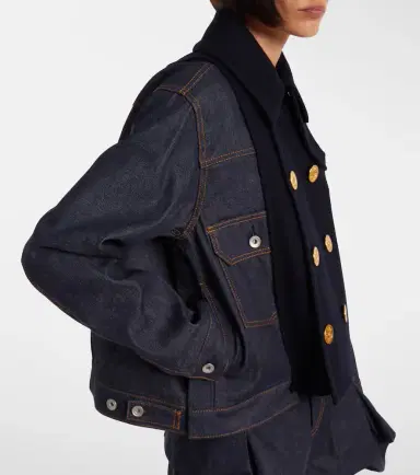 Sacai Paneled denim jacket | Thumbnail 5 Sacai Paneled denim jacket | Thumbnail 5