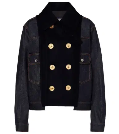 Sacai Paneled denim jacket | Thumbnail 1 Sacai Paneled denim jacket | Thumbnail 1
