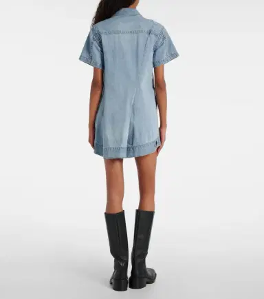 Sacai Deconstructed denim minidress | Thumbnail 3 Sacai Deconstructed denim minidress | Thumbnail 3