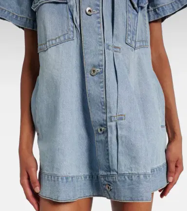 Sacai Deconstructed denim minidress | Thumbnail 6 Sacai Deconstructed denim minidress | Thumbnail 6