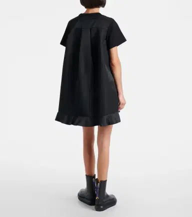 Sacai Ruffled cotton minidress | Thumbnail 3 Sacai Ruffled cotton minidress | Thumbnail 3