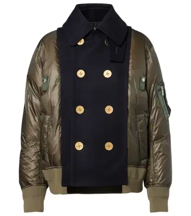 Sacai Double-breasted down jacket | Thumbnail 1 Sacai Double-breasted down jacket | Thumbnail 1