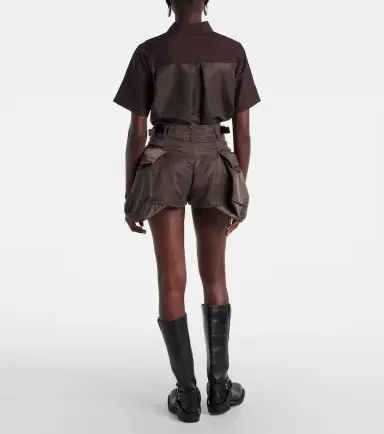 Sacai Technical twill cargo shorts | Thumbnail 3 Sacai Technical twill cargo shorts | Thumbnail 3