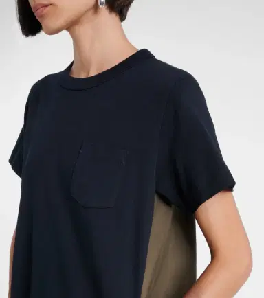 Sacai Jersey and twill minidress | Thumbnail 5 Sacai Jersey and twill minidress | Thumbnail 5