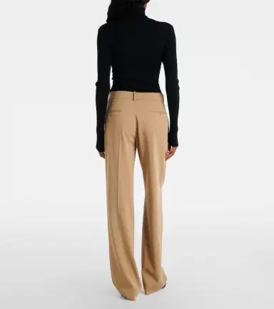 Ralph Lauren Collection Corrine low-rise wool wide-leg pants | Thumbnail 4 Ralph Lauren Collection Corrine low-rise wool wide-leg pants | Thumbnail 4