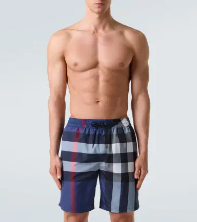 Burberry Check swim trunks | Thumbnail 3 Burberry Check swim trunks | Thumbnail 3