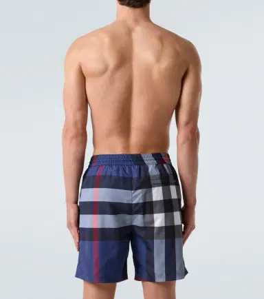 Burberry Check swim trunks | Thumbnail 4 Burberry Check swim trunks | Thumbnail 4