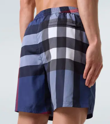Burberry Check swim trunks | Thumbnail 5 Burberry Check swim trunks | Thumbnail 5
