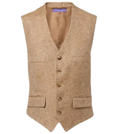 Ralph Lauren Collection Holland linen tweed vest | Thumbnail 1 Ralph Lauren Collection Holland linen tweed vest | Thumbnail 1