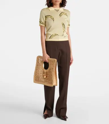 Jacquemus Spiaggia Small raffia top-handle bag | Thumbnail 4 Jacquemus Spiaggia Small raffia top-handle bag | Thumbnail 4