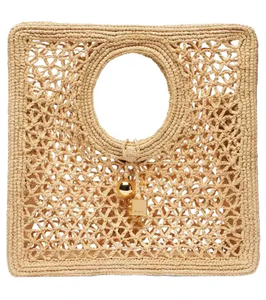 Jacquemus Spiaggia Small raffia top-handle bag | Thumbnail 1 Jacquemus Spiaggia Small raffia top-handle bag | Thumbnail 1