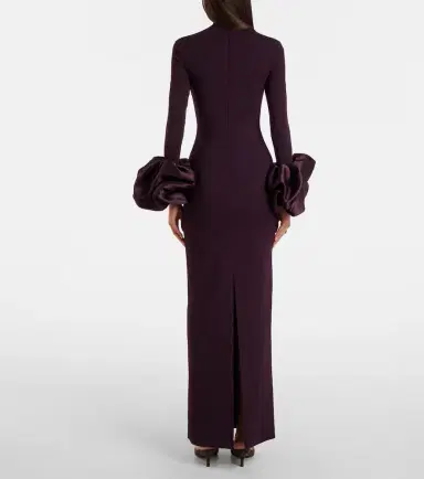 Solace London Viviana satin-trimmed gown | Thumbnail 4 Solace London Viviana satin-trimmed gown | Thumbnail 4
