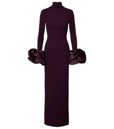 Solace London Viviana satin-trimmed gown | Thumbnail 1 Solace London Viviana satin-trimmed gown | Thumbnail 1