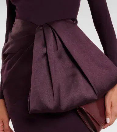 Solace London Kori bow-detail off-shoulder gown | Thumbnail 3 Solace London Kori bow-detail off-shoulder gown | Thumbnail 3