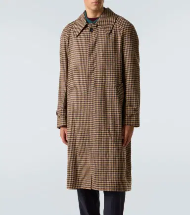 Rubinacci Houndstooth virgin wool coat | Thumbnail 5 Rubinacci Houndstooth virgin wool coat | Thumbnail 5
