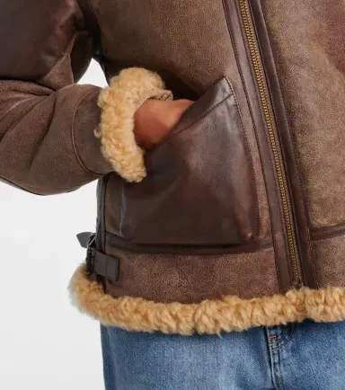 Ralph Lauren Collection Shearling-trimmed leather jacket | Thumbnail 2 Ralph Lauren Collection Shearling-trimmed leather jacket | Thumbnail 2