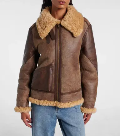 Ralph Lauren Collection Shearling-trimmed leather jacket | Thumbnail 5 Ralph Lauren Collection Shearling-trimmed leather jacket | Thumbnail 5