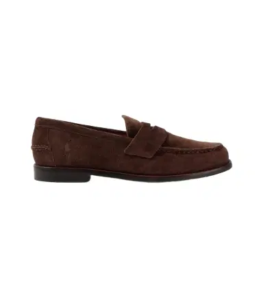 Polo Ralph Lauren Logo suede loafers | Thumbnail 1 Polo Ralph Lauren Logo suede loafers | Thumbnail 1
