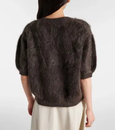 Lisa Yang Juniper argyle knitted cashmere top | Thumbnail 2 Lisa Yang Juniper argyle knitted cashmere top | Thumbnail 2