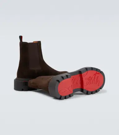 Christian Louboutin Devon College suede Chelsea boots | Thumbnail 3 Christian Louboutin Devon College suede Chelsea boots | Thumbnail 3