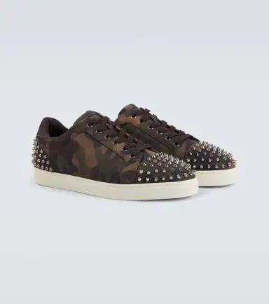 Christian Louboutin Seavaste camouflage spiked suede sneakers | Thumbnail 3 Christian Louboutin Seavaste camouflage spiked suede sneakers | Thumbnail 3