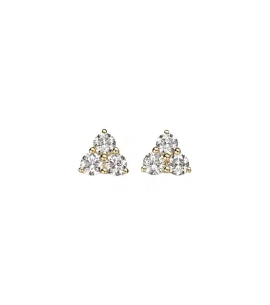 Anita Ko Trillion Medium 18kt gold earrings with diamonds | Thumbnail 1 Anita Ko Trillion Medium 18kt gold earrings with diamonds | Thumbnail 1