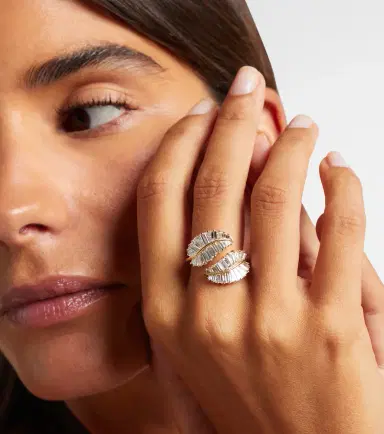 Anita Ko Palm Leaf 18kt gold ring with diamonds | Thumbnail 4 Anita Ko Palm Leaf 18kt gold ring with diamonds | Thumbnail 4