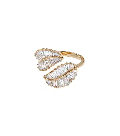 Anita Ko Palm Leaf 18kt gold ring with diamonds | Thumbnail 1 Anita Ko Palm Leaf 18kt gold ring with diamonds | Thumbnail 1