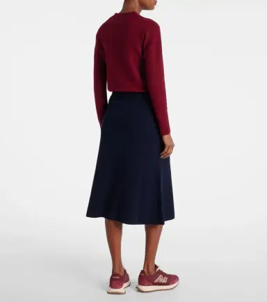 Moncler Ribbed-knit wool and cashmere midi skirt | Thumbnail 3 Moncler Ribbed-knit wool and cashmere midi skirt | Thumbnail 3