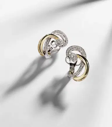Yeprem Golden Strada 18kt gold earrings with diamonds | Thumbnail 4 Yeprem Golden Strada 18kt gold earrings with diamonds | Thumbnail 4
