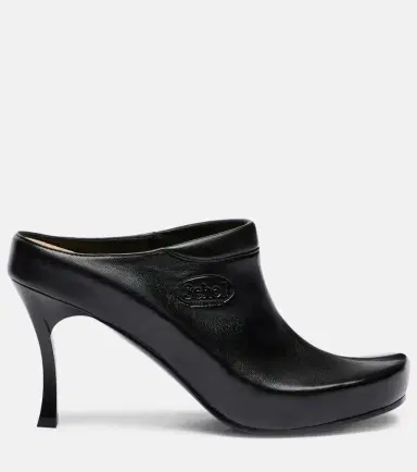 Balenciaga x Scholl 80 leather mules | Thumbnail 2 Balenciaga x Scholl 80 leather mules | Thumbnail 2