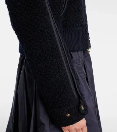 Moncler Hooded virgin wool down jacket | Thumbnail 6 Moncler Hooded virgin wool down jacket | Thumbnail 6