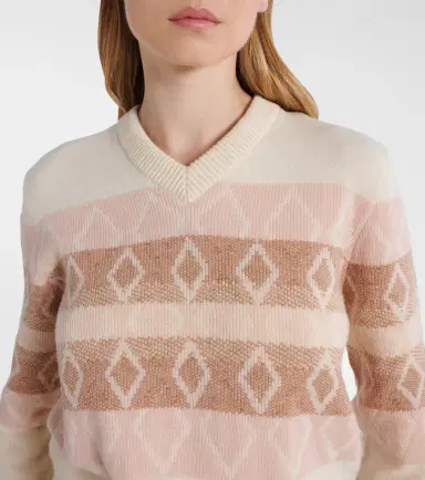 Moncler Jacquard virgin wool sweater | Thumbnail 5 Moncler Jacquard virgin wool sweater | Thumbnail 5