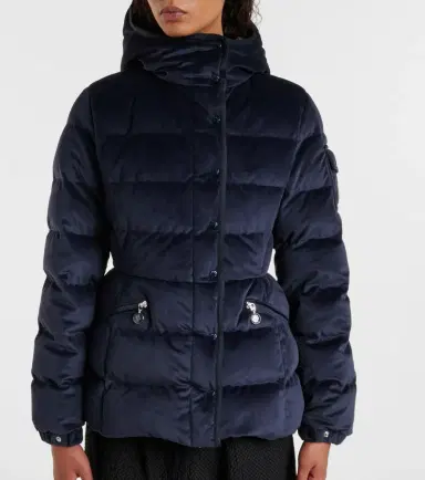 Moncler Barante velour twill down jacket | Thumbnail 6 Moncler Barante velour twill down jacket | Thumbnail 6
