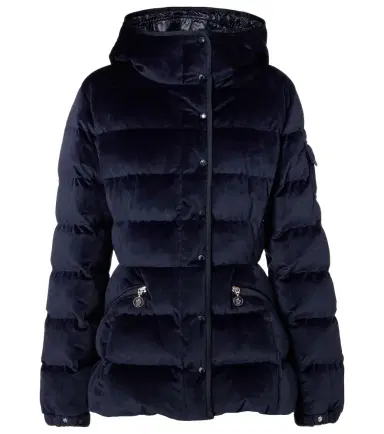 Moncler Barante velour twill down jacket | Thumbnail 1 Moncler Barante velour twill down jacket | Thumbnail 1