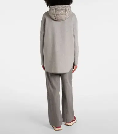 Moncler Wool and cashmere down jacket | Thumbnail 3 Moncler Wool and cashmere down jacket | Thumbnail 3