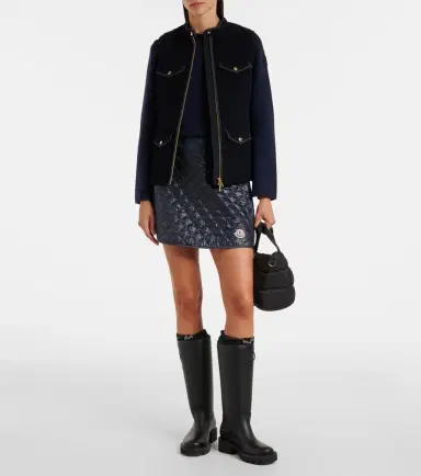 Moncler Virgin wool bouclé vest | Thumbnail 2 Moncler Virgin wool bouclé vest | Thumbnail 2