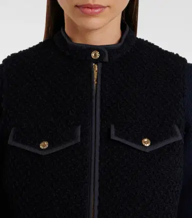 Moncler Virgin wool bouclé vest | Thumbnail 3 Moncler Virgin wool bouclé vest | Thumbnail 3