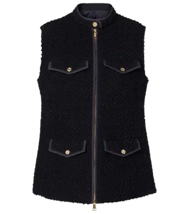 Moncler Virgin wool bouclé vest | Thumbnail 1 Moncler Virgin wool bouclé vest | Thumbnail 1